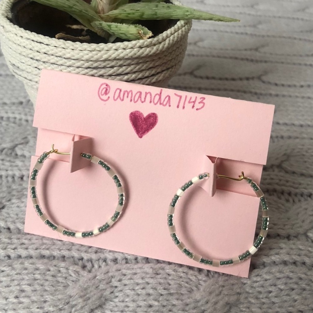 handmade hoop earrings